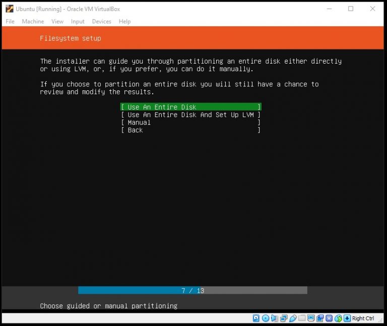 install ubuntu server on virtualbox windows 10